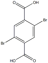 2,5-dibromobenzene-1,4-dicarboxylic acid Struktur