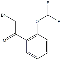 2-bromo-1-[2-(difluoromethoxy)phenyl]ethan-1-one Struktur