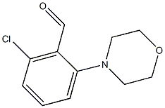 2-chloro-6-(morpholin-4-yl)benzaldehyde Struktur