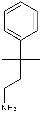 3-methyl-3-phenylbutan-1-amine Struktur