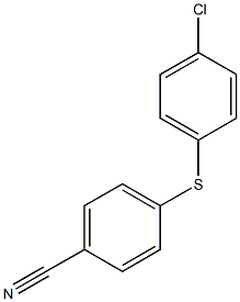 4-[(4-chlorophenyl)sulfanyl]benzonitrile Struktur