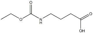 4-[(ethoxycarbonyl)amino]butanoic acid Struktur