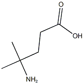 4-amino-4-methylpentanoic acid Struktur