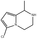 6-CHLORO-1-METHYL-1,2,3,4-TETRAHYDROPYRROLO[1,2-A]PYRAZINE Struktur