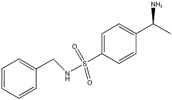 4-[(1S)-1-AMINOETHYL]-N-BENZYLBENZENESULFONAMIDE Struktur