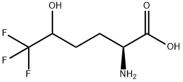 2-AMINO-6,6,6-TRIFLUORO-5-HYDROXYHEXANOIC ACID Struktur