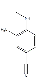 3-AMINO-4-ETHYLAMINO-BENZONITRILE Struktur