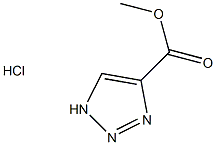 methyl 1H-1,2,3-triazole-4-carboxylate hydrochloride Struktur