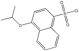 4-isopropoxynaphthalene-1-sulfonyl chloride Struktur