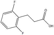 3-(2,6-difluorophenyl)propanoic acid Struktur