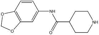 N-1,3-benzodioxol-5-ylpiperidine-4-carboxamide Struktur