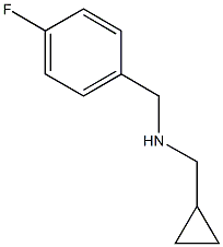 (cyclopropylmethyl)[(4-fluorophenyl)methyl]amine Struktur