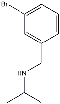 [(3-bromophenyl)methyl](propan-2-yl)amine Struktur