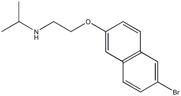 {2-[(6-bromonaphthalen-2-yl)oxy]ethyl}(propan-2-yl)amine Struktur