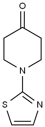 1-(1,3-thiazol-2-yl)piperidin-4-one Struktur