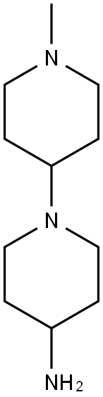 1-(1-methylpiperidin-4-yl)piperidin-4-amine Struktur