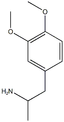 1-(3,4-dimethoxyphenyl)propan-2-amine Struktur