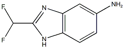 2-(difluoromethyl)-1H-1,3-benzodiazol-5-amine Struktur