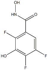 2,4,5-trifluoro-N,3-dihydroxybenzamide Struktur