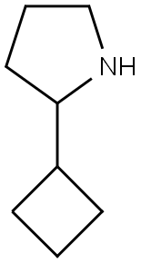 2-cyclobutylpyrrolidine Struktur