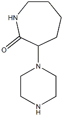 3-(piperazin-1-yl)azepan-2-one Struktur