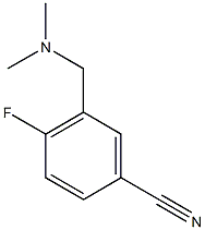 3-[(dimethylamino)methyl]-4-fluorobenzonitrile Struktur