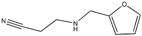 3-[(furan-2-ylmethyl)amino]propanenitrile Struktur