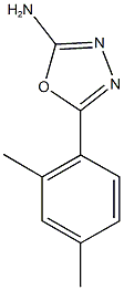 5-(2,4-dimethylphenyl)-1,3,4-oxadiazol-2-amine Struktur