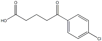 5-(4-chlorophenyl)-5-oxopentanoic acid Struktur