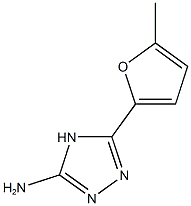 5-(5-methylfuran-2-yl)-4H-1,2,4-triazol-3-amine Struktur