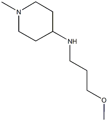 N-(3-methoxypropyl)-1-methylpiperidin-4-amine Struktur