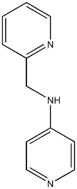 N-(pyridin-2-ylmethyl)pyridin-4-amine Struktur