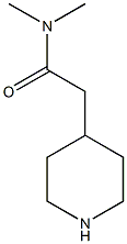 N,N-dimethyl-2-piperidin-4-ylacetamide Struktur