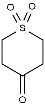 tetrahydro-4H-thiopyran-4-one 1,1-dioxide Struktur