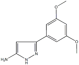 5-Amino-3-(3,5-dimethoxyphenyl)-1H-pyrazole Struktur