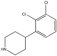 4-(2,3-dichlorophenyl)piperidine Struktur