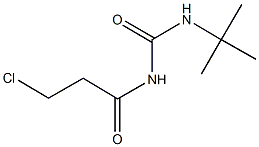 N-[(TERT-BUTYLAMINO)CARBONYL]-3-CHLOROPROPANAMIDE Struktur