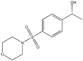 (1R)-1-[4-(MORPHOLIN-4-YLSULFONYL)PHENYL]ETHANOL Struktur