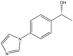 (1R)-1-[4-(1H-IMIDAZOL-1-YL)PHENYL]ETHANOL Struktur