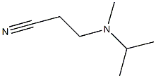 3-[isopropyl(methyl)amino]propanenitrile Struktur