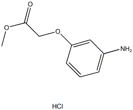 methyl (3-aminophenoxy)acetate hydrochloride Struktur