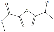 methyl 5-(1-chloroethyl)-2-furoate Struktur