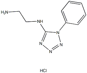 N-(1-phenyl-1H-tetrazol-5-yl)ethane-1,2-diamine hydrochloride Struktur