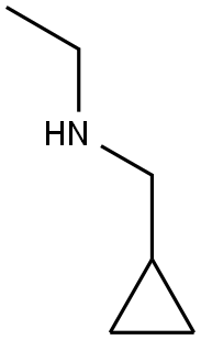 (cyclopropylmethyl)(ethyl)amine Struktur