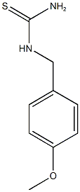 [(4-methoxyphenyl)methyl]thiourea Struktur