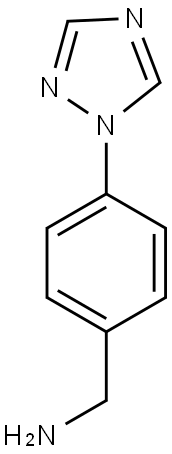 [4-(1H-1,2,4-triazol-1-yl)phenyl]methanamine Struktur