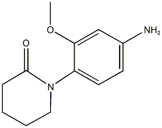 1-(4-amino-2-methoxyphenyl)piperidin-2-one Struktur