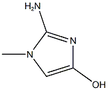 2-amino-1-methyl-1H-imidazol-4-ol Struktur