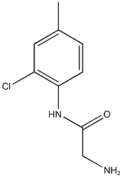 2-amino-N-(2-chloro-4-methylphenyl)acetamide Struktur