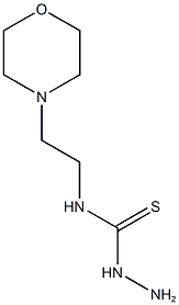 3-amino-1-[2-(morpholin-4-yl)ethyl]thiourea Struktur